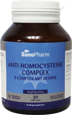 Sanopharm anti-homocysteine complex 30tab  drogist