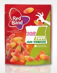 Red band duo wine gums zoet zuur 225g  drogist