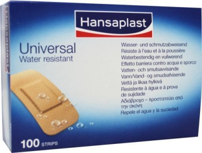 Hansaplast 100 strips 1.9 x 7.2cm 100st  drogist