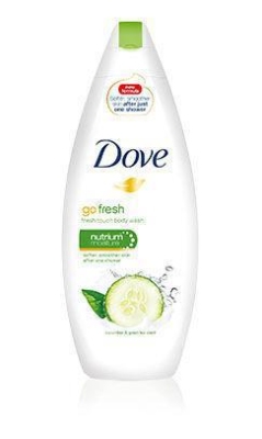 Foto van Dove shower go fresh touch 250ml via drogist