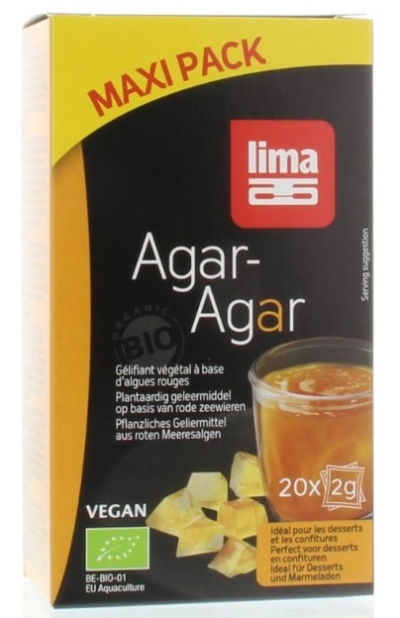 Foto van Lima agar agar maxi pack 20x2g via drogist