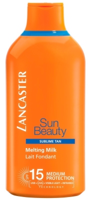 Foto van Lancaster sun beauty melting tanning milk spf15 400ml via drogist