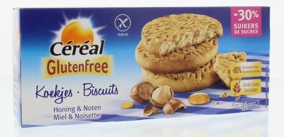 Cereal koek honing noten glutenvrij 120g  drogist