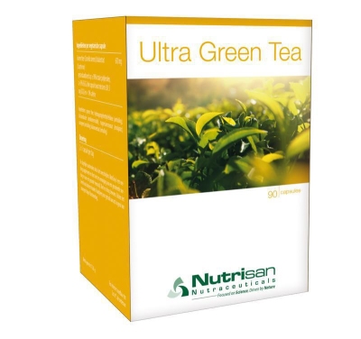Foto van Nutrisan ultra green tea 90vc via drogist