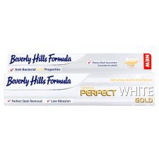 Foto van Beverly hills tandpasta perfect white gold 125ml via drogist