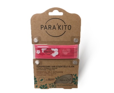 Foto van Parakito armband design roze met 2 tabletten 1st via drogist