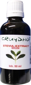 Cruydhof stevia extract bruin 50ml  drogist