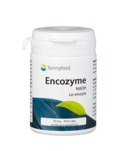 Foto van Springfield encozyme nadh 10mg 30 capsules via drogist