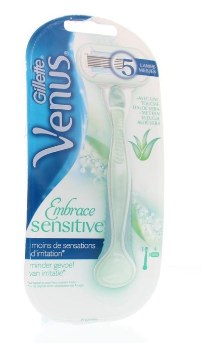 Foto van Gillette venus embrace sensitive razor 1st via drogist
