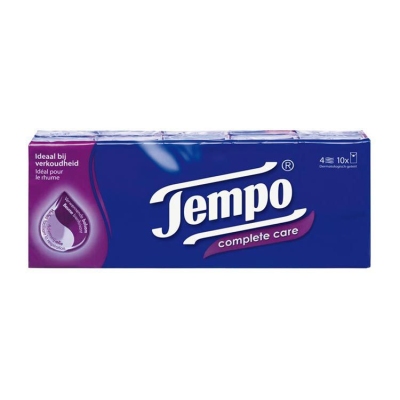 Foto van Tempo zakdoeken complete care 10 stuks via drogist