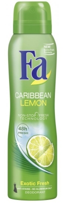 Foto van Fa deospray caribbean lemon 150ml via drogist