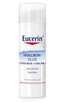 Foto van Eucerin hyaluron-filler urea dagcreme extra rijk 50ml via drogist