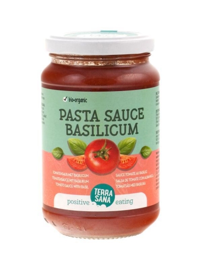 Foto van Terrasana tomatensaus basilicum 340g via drogist