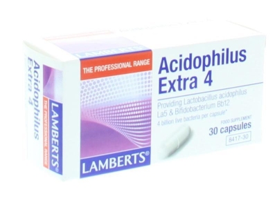 Lamberts acidophilus extra 4 30cap  drogist