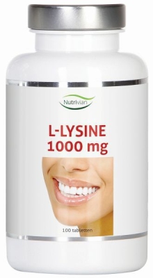 Nutrivian l-lysine 1000 mg 100tab  drogist