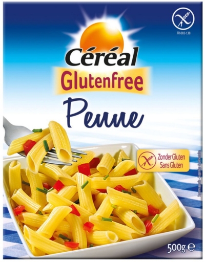Foto van Cereal pasta penne glutenvrij 500g via drogist