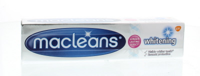 Foto van Macleans tandpasta whitening 100ml via drogist