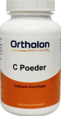 Foto van Ortholon pro vitamine c poeder calcium ascorbaat magnesium 175g via drogist