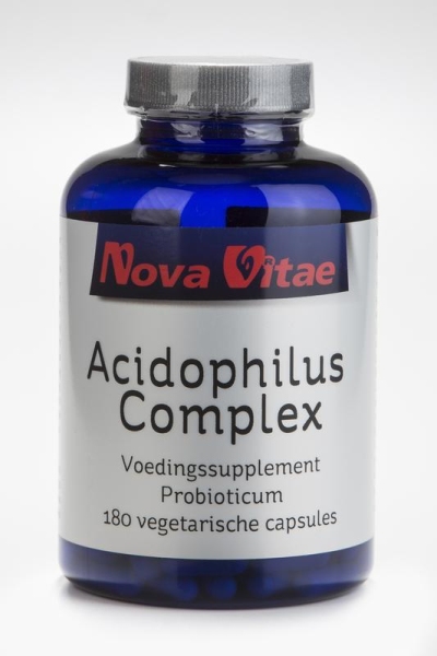 Foto van Nova vitae acidophilus complex 180cap via drogist