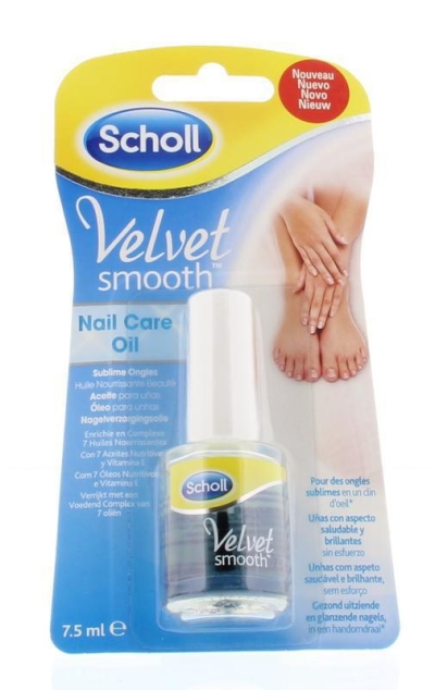 Scholl velvet smooth nagelverzorgings olie 7.5ml  drogist