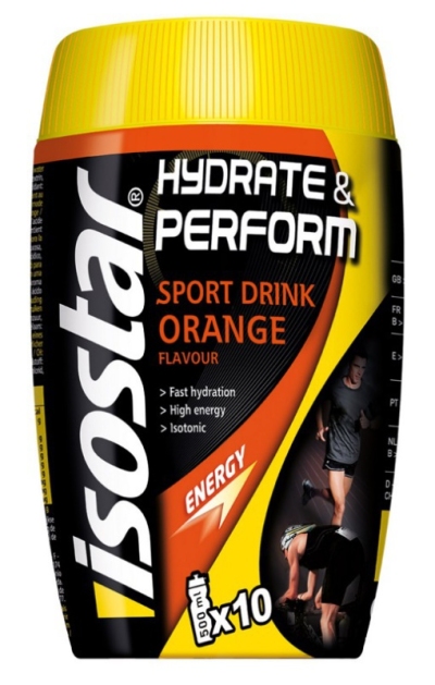 Foto van Isostar sportdrank poeder orange 400g via drogist