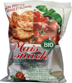 Foto van Bio alimenti mais snack tomaat & basilicum 12 x 50g via drogist
