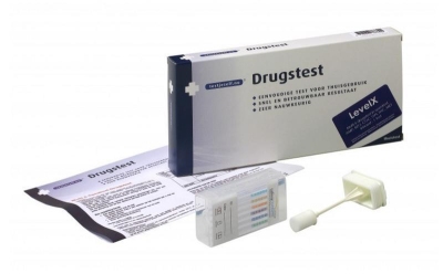 Foto van Testjezelf.nu speeksel drugstest level x 1st via drogist