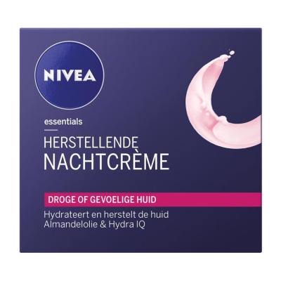 Foto van Nivea visage herstellende nachtcreme droge huid 50ml via drogist