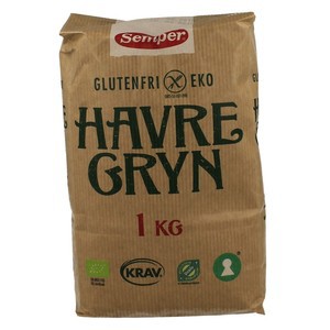 Foto van Semper soft glutenvrij eko 100% havervlokken 1kg via drogist