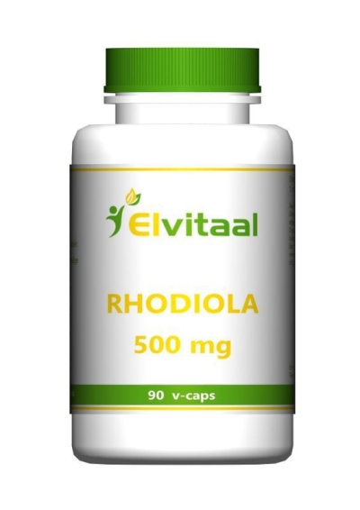 Foto van Elvitaal rhodiola 500 mg 90vc via drogist