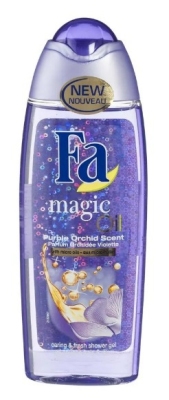 Foto van Fa douchegel magic oil purple orchid scent 250ml via drogist