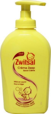 Foto van Zwitsal creme zeep voor handjes 300ml via drogist