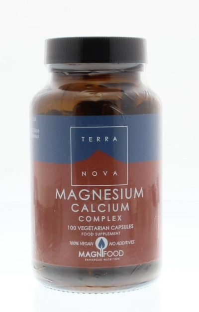 Foto van Terranova magnesium calcium 2:1 complex 100ca via drogist