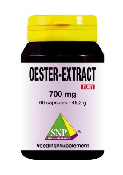 Foto van Snp oester extract 700 mg puur 60ca via drogist