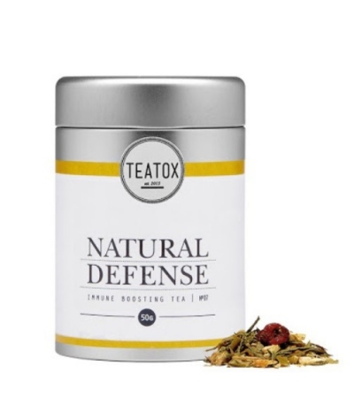 Foto van Teatox natural defense green tea 70gr via drogist