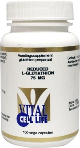 Vital cell life l-glutathion 75mg red 100cap  drogist