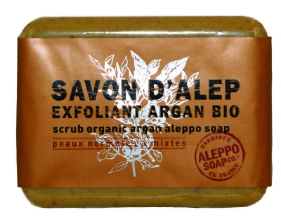 Aleppo soap co aleppo zeep exfoliant argan bio 100g  drogist