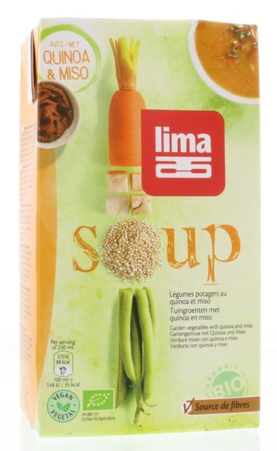 Foto van Lima soep van tuingroente/quinoa 1000ml via drogist