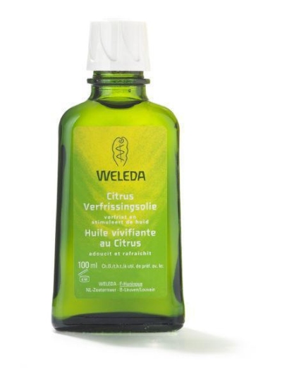 Foto van Weleda doucheolie citrus verfrissing 100ml via drogist