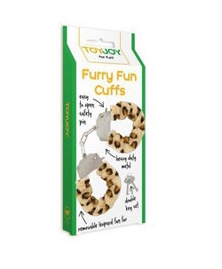 Toyjoy furry fun cuffs leopard plush handboeien 1 stuk  drogist