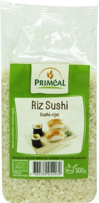 Foto van Primeal sushi rijst 500g via drogist