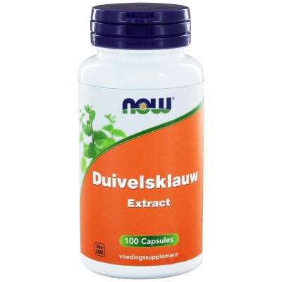 Foto van Now duivelsklauw devils claw 500mg 100cap via drogist