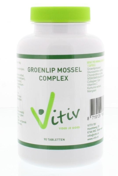 Foto van Vitiv groenlipmossel complex 90tb via drogist