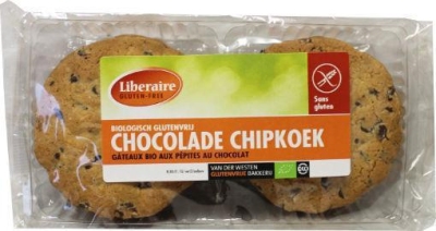Foto van Liberaire chocolate chip koek 170g via drogist
