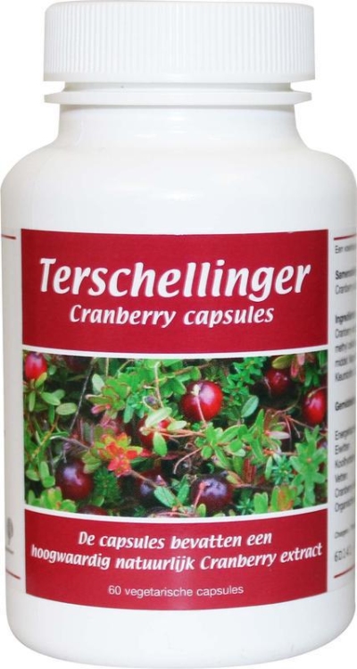 Terschellinger cranberry 60cap  drogist