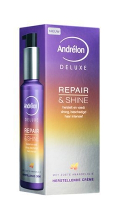 Foto van Andrelon cremespoeling repair shine 120ml via drogist