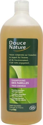 Foto van Douce nature familie shampoo 1000ml via drogist