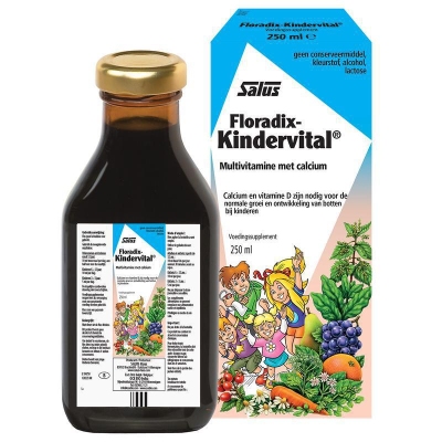 Foto van Salus floradix kindervital 250ml via drogist