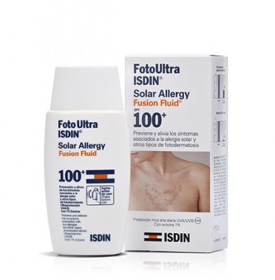 Isdin fotoultra solar allergy fusion fluid spf100+ 50ml  drogist