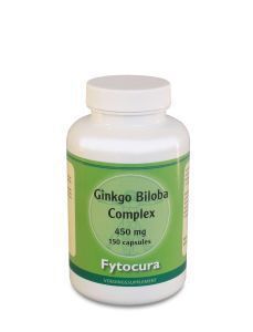 Fytocura ginkgo biloba complex 450mg 50cap  drogist